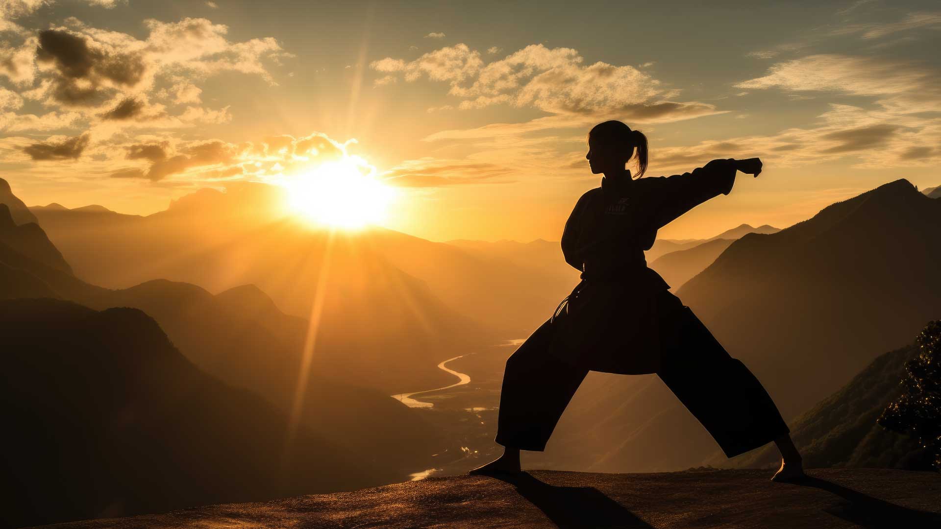 Allenatore di Kung Fu stile Tai Chi Chuan